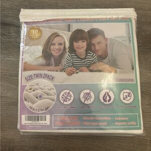 Twin mattress protector water proof - kids water proof bedding protector